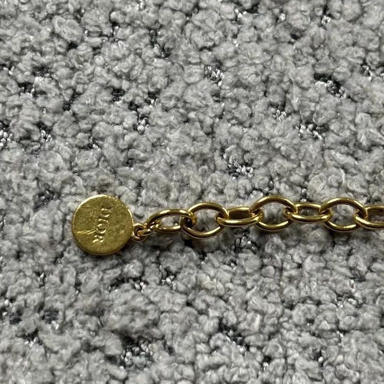Dior Dior The latest gold vintage gold finish full diamond brace Size ONE SIZE - 4 Thumbnail