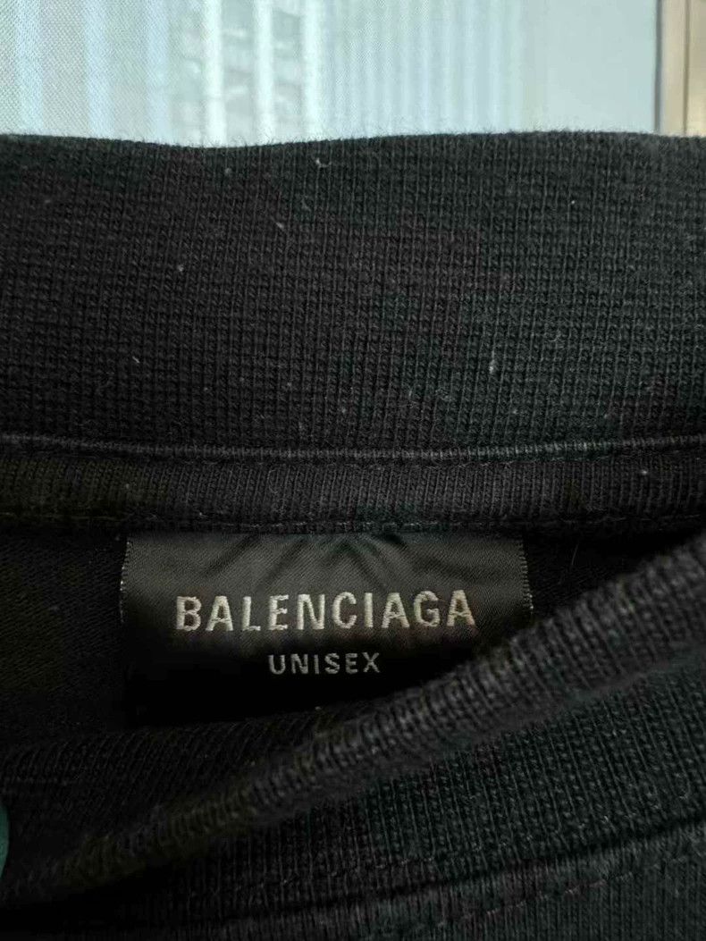 Balenciaga Balenciaga Black Phantom Overlap Short Sleeve Size US M / EU 48-50 / 2 - 3 Thumbnail