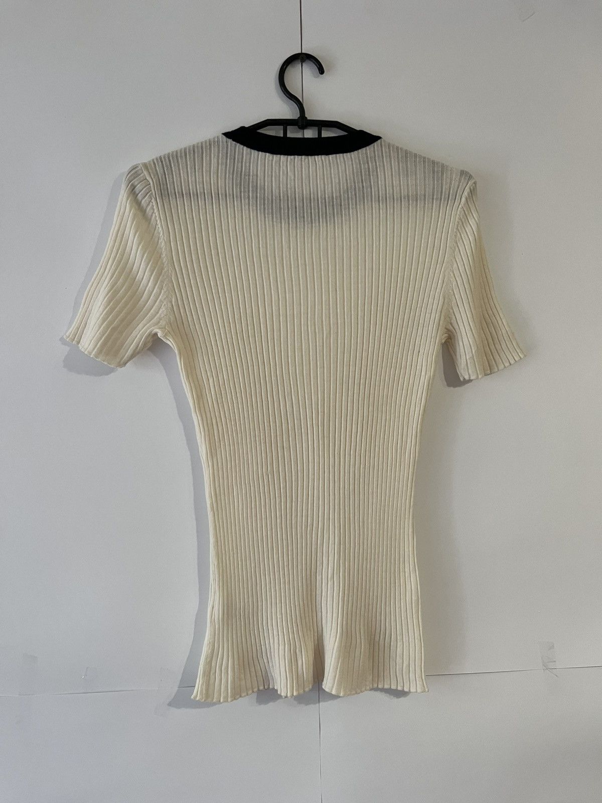 Alexander Wang Alexander Wang Merino Wool Classic Short Sleeve Tee Shirt Size S / US 4 / IT 40 - 6 Thumbnail