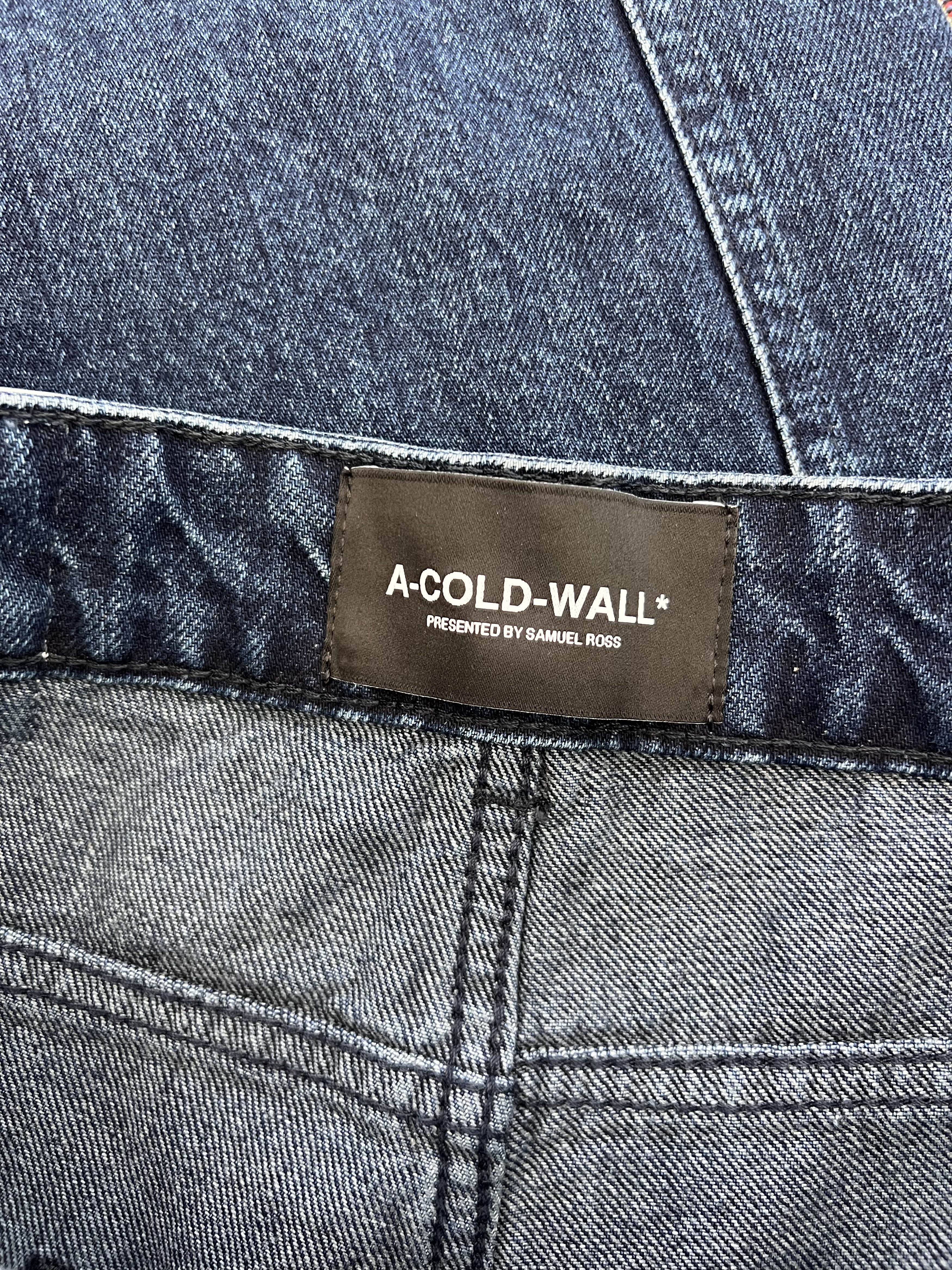 A-COLD-WALL* A Cold Wall Discourse Cargo Jeans in Blue Size US 32 / EU 48 - 9 Thumbnail
