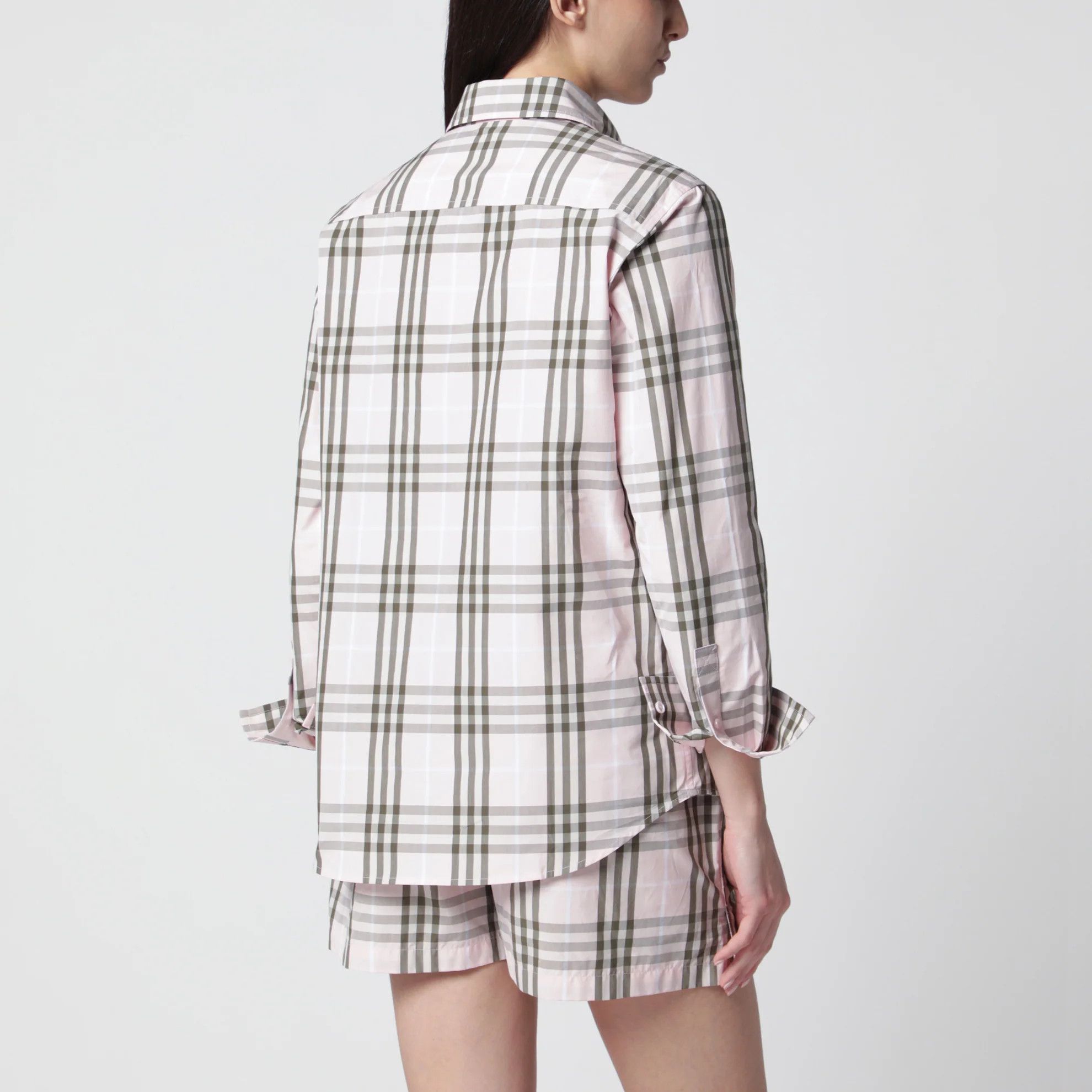 Burberry o1d2blof0426 Cotton Check Pattern Shirt in Multicolor Size M / US 6-8 / IT 42-44 - 3 Thumbnail