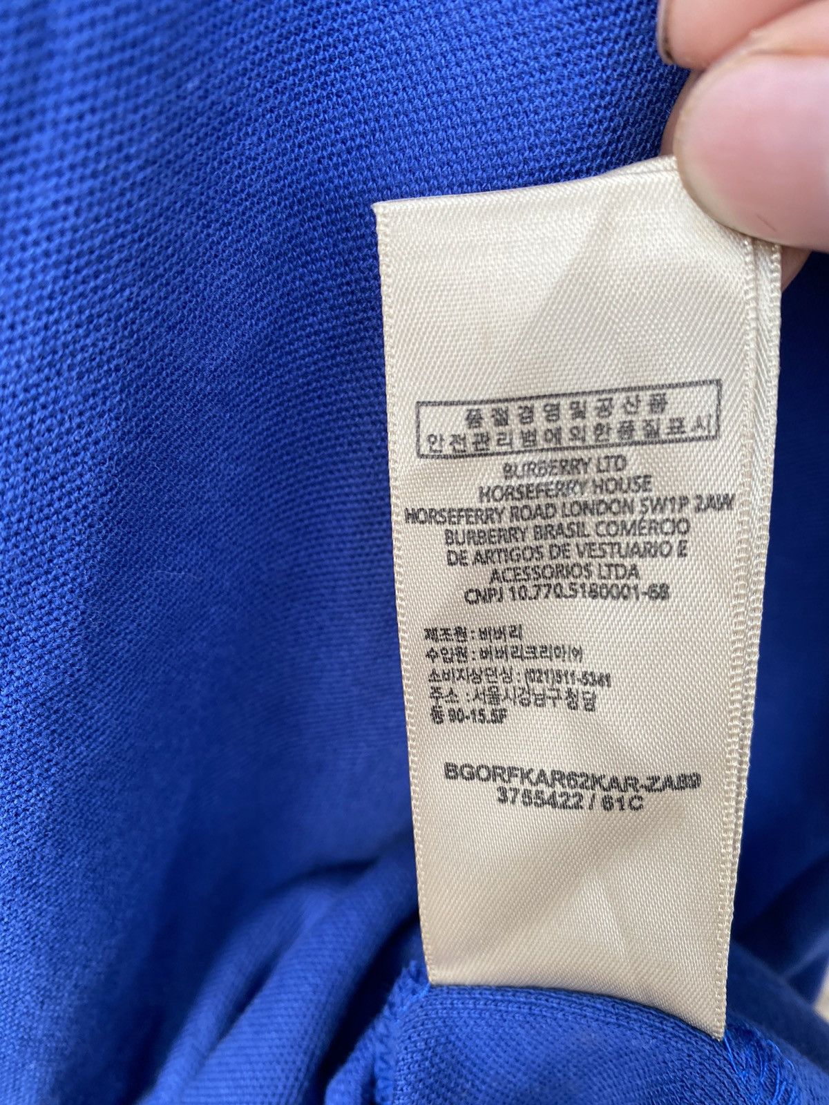 Burberry × Burberry Prorsum × Designer Burberry Brit Polo T-Shirt Size US XL / EU 56 / 4 - 9 Thumbnail