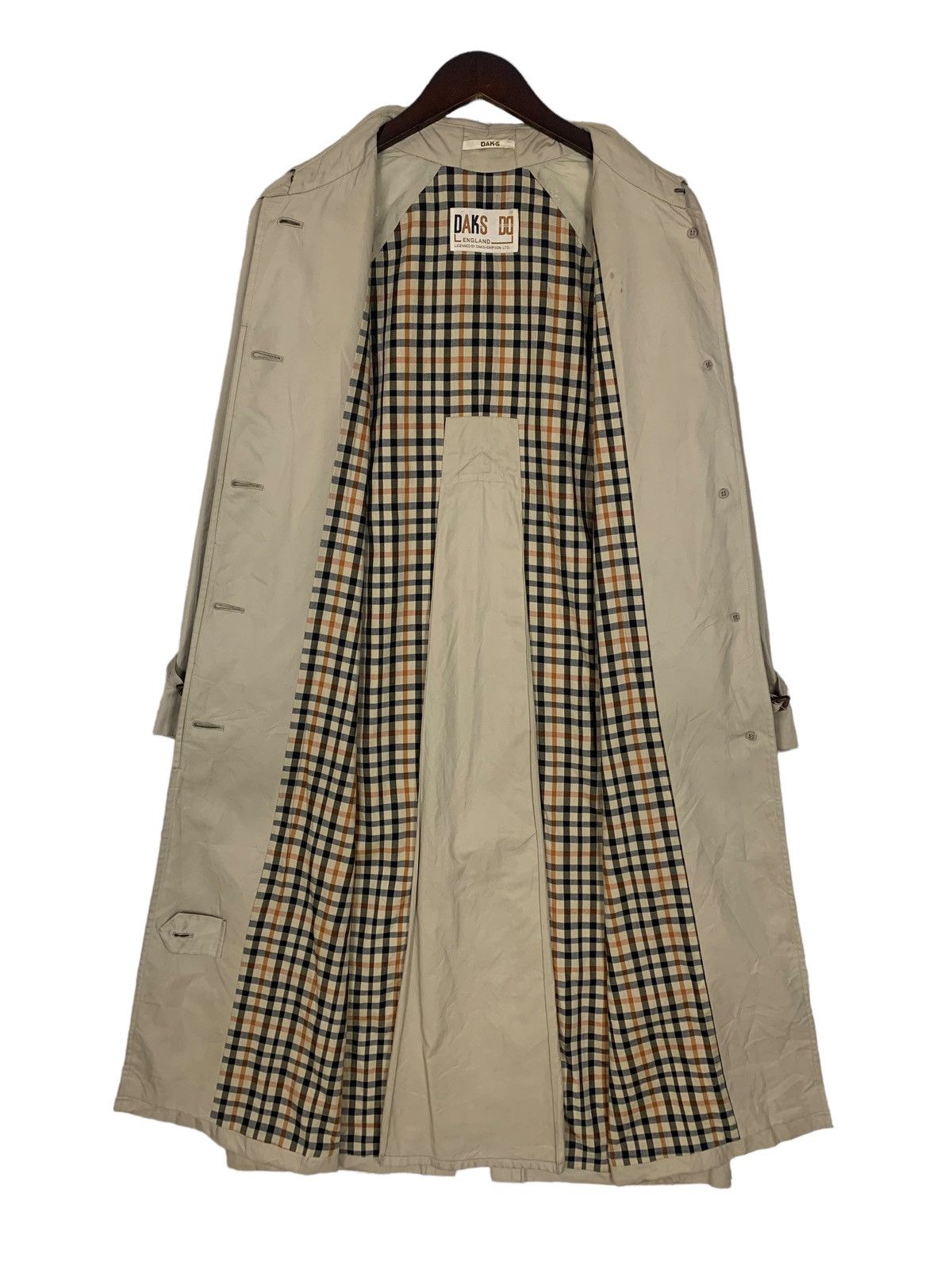 DAKS × Designer Daks By Simpson Ltd England Designer Luxury long Coat Size M / US 6-8 / IT 42-44 - 6 Thumbnail