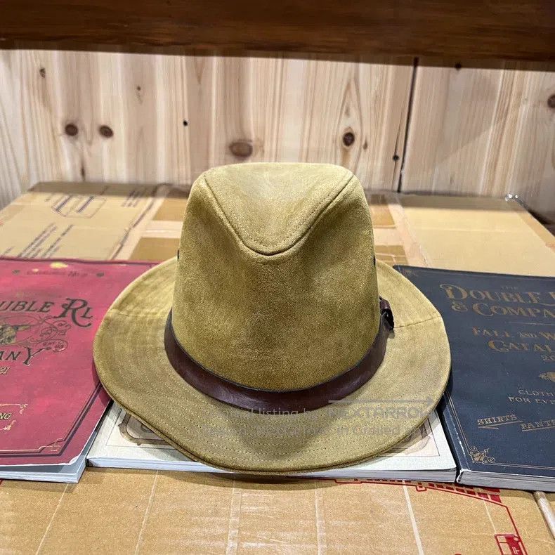 RRL Ralph Lauren RRL Ralph Lauren Fur Trimmed Cowboy Hat Size ONE SIZE - 1 Thumbnail