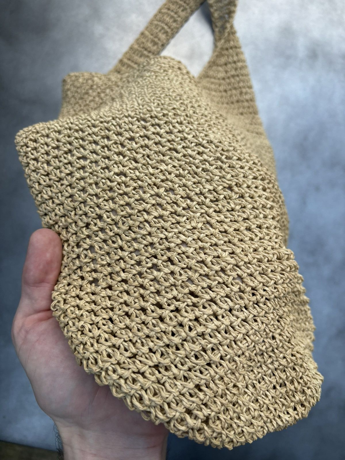 Japanese Brand Rattan Hobo Bag Straw Weave Cross Body Woven Messenger Tote Size ONE SIZE - 4 Thumbnail