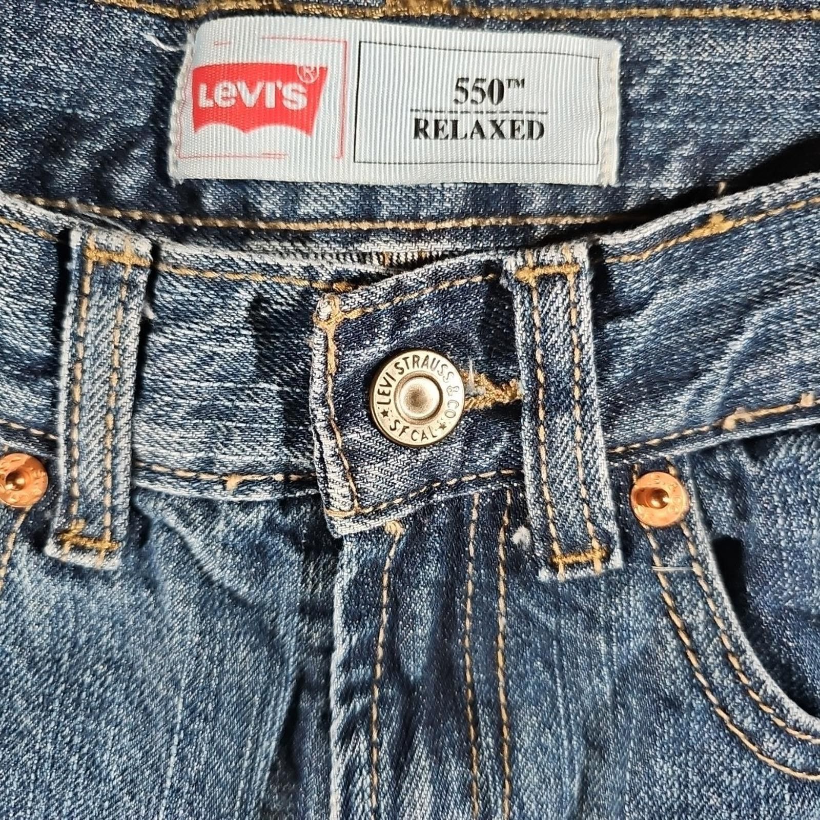 Levi's Levi's 550 Blue Denim Jeans 16 Slim 26 X 28 Relaxed Fit Size US 26 / EU 42 - 2 Thumbnail