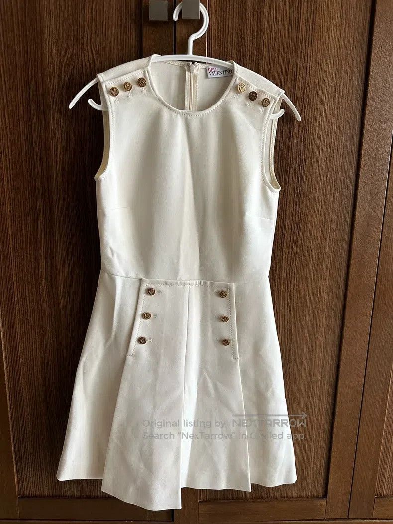 Valentino Valentino Off-white dress Size S / US 4 / IT 40 - 2 Thumbnail