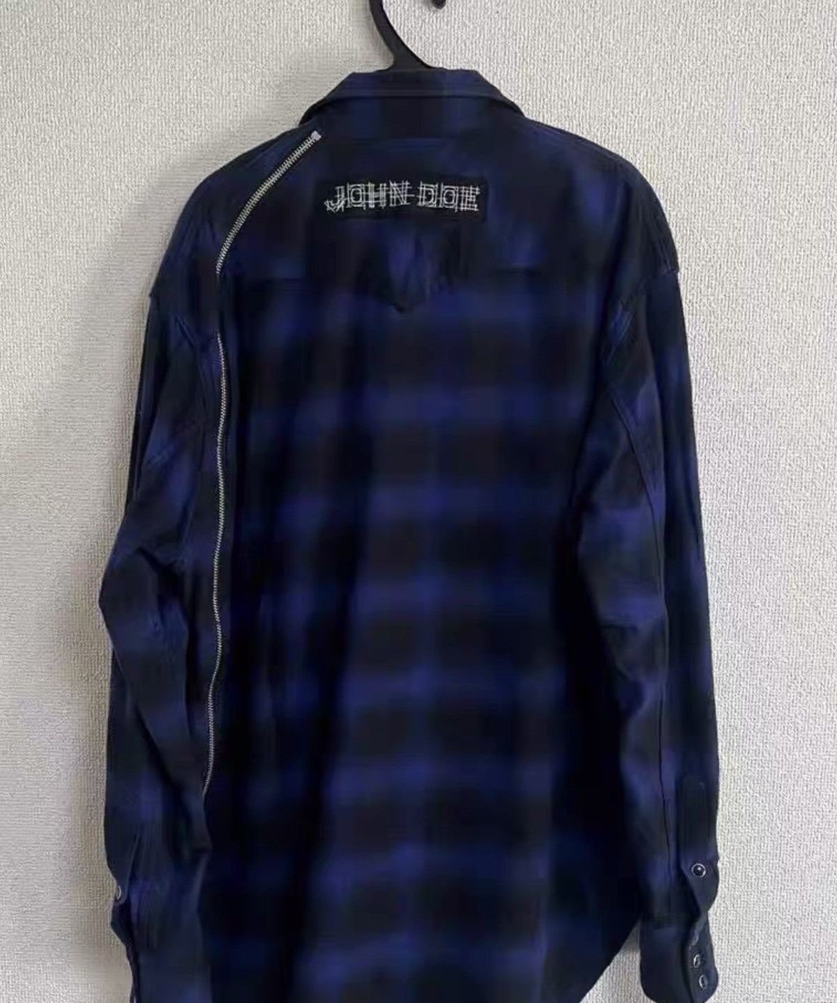 Takahiromiyashita The Soloist. The Soloist Blue & Black Check Shirt Jacket Size US M / EU 48-50 / 2 - 2 Thumbnail