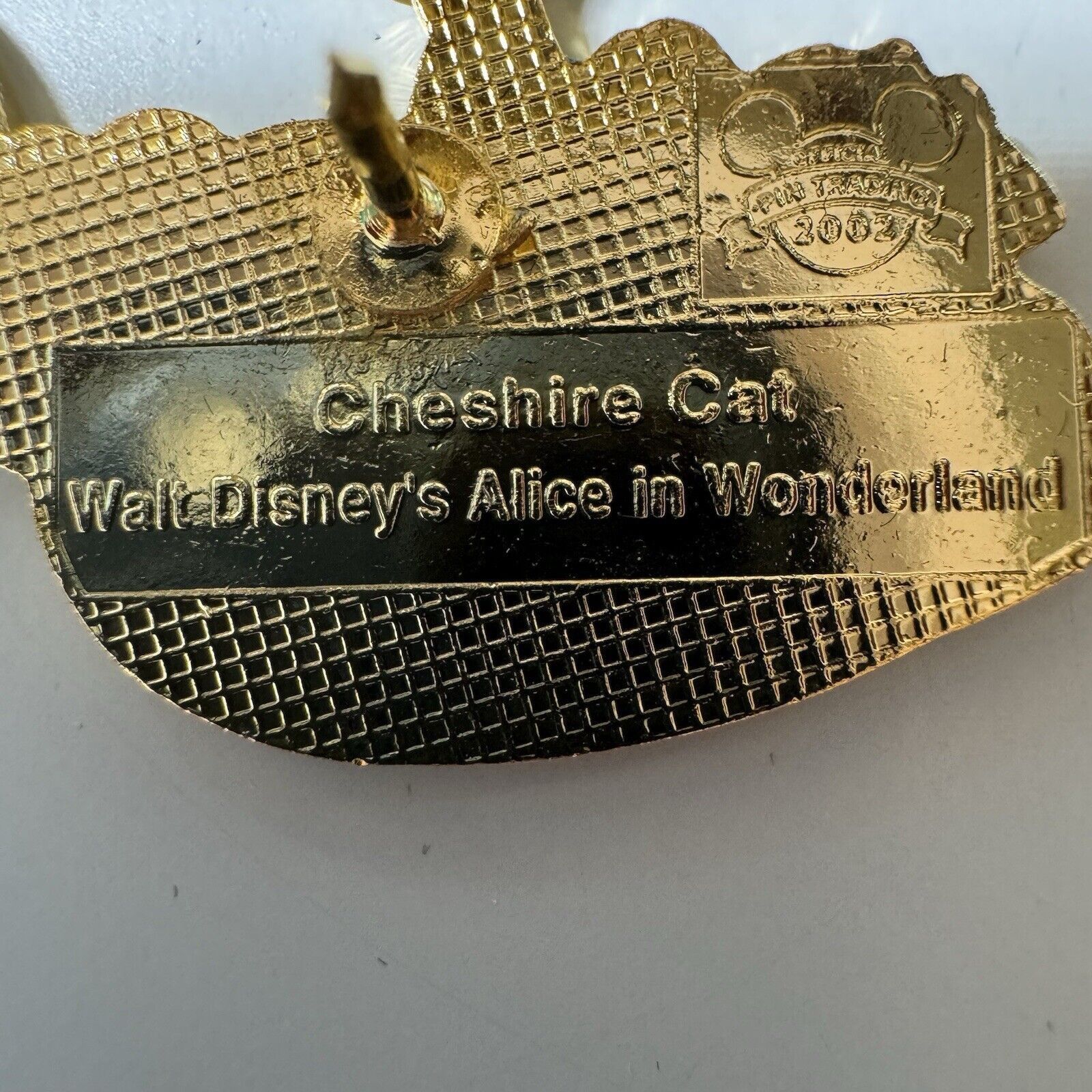 Disney Vtg Disney Cheshire Cat Pin Alice in Wonderland 02 Official Size ONE SIZE - 6 Thumbnail