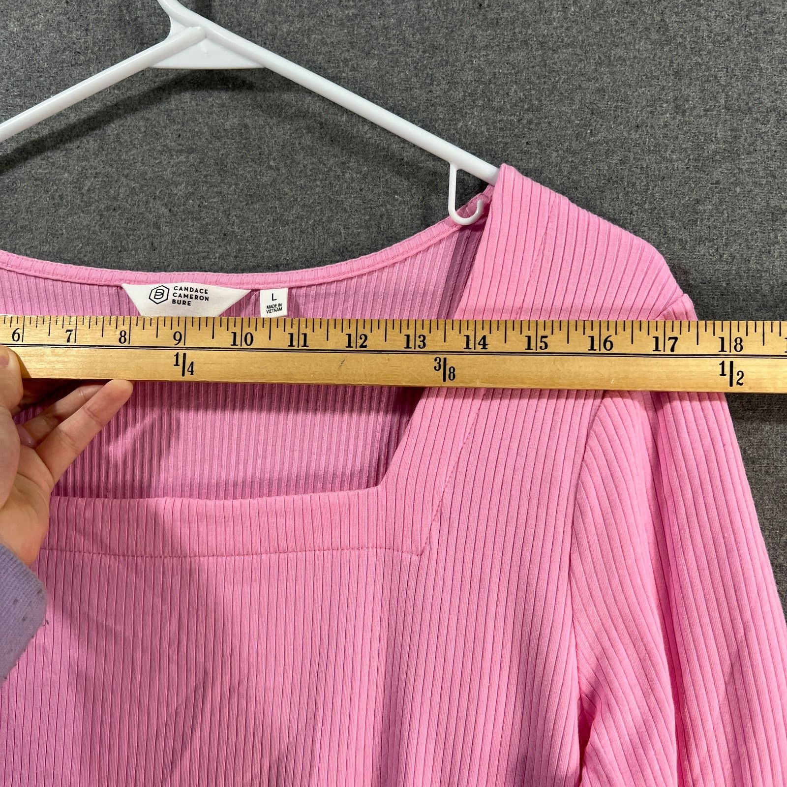 Other Candace Cameron Bure Square-Neck Soft Ruffle Size L / US 10 / IT 46 - 6 Thumbnail