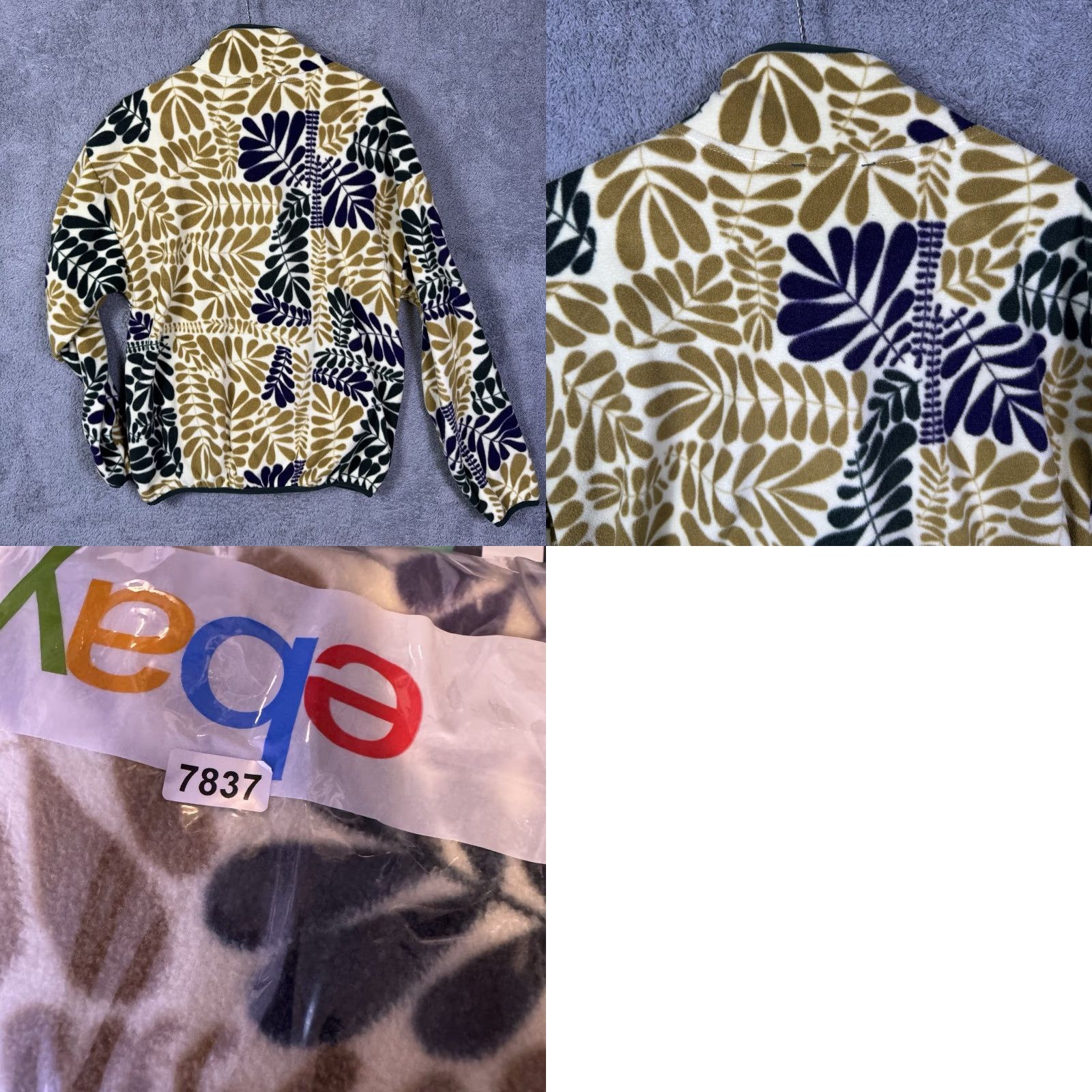 Parks Project **Men's M Parks Project Fleece Jacket Trail High Pile Floral Pullover** User: Men's M Parks Project Fleece Jacket Trail High Pile Floral Pullover Size US M / EU 48-50 / 2 - 8 Thumbnail