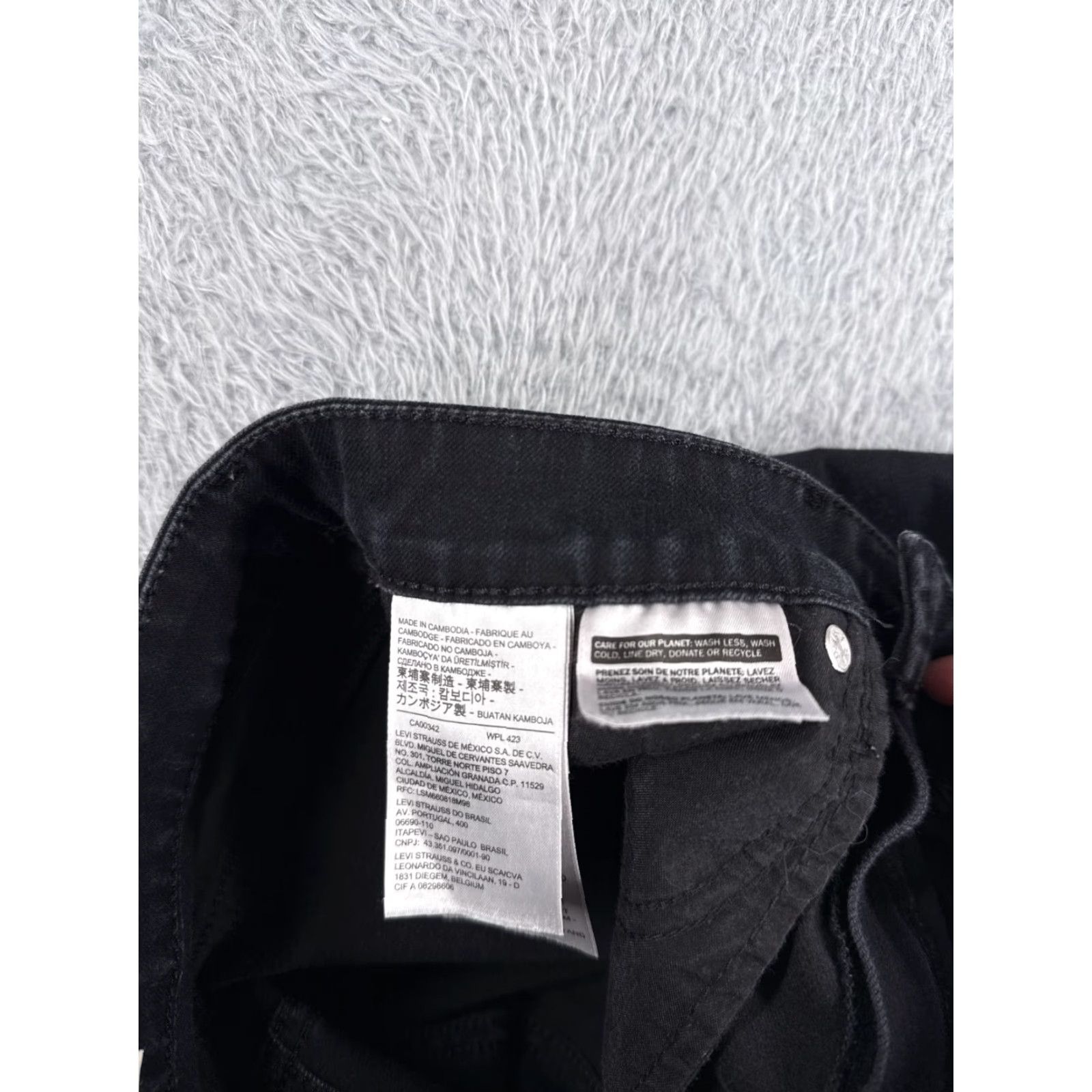 Levi's Levi's Jeans Women 28 Black Denim 700 Series Skinny High Rise 27x29 Cotton 5-Pocket Distressed Stretch Vintage: No Size 28" / US 6 / IT 42 - 7 Thumbnail