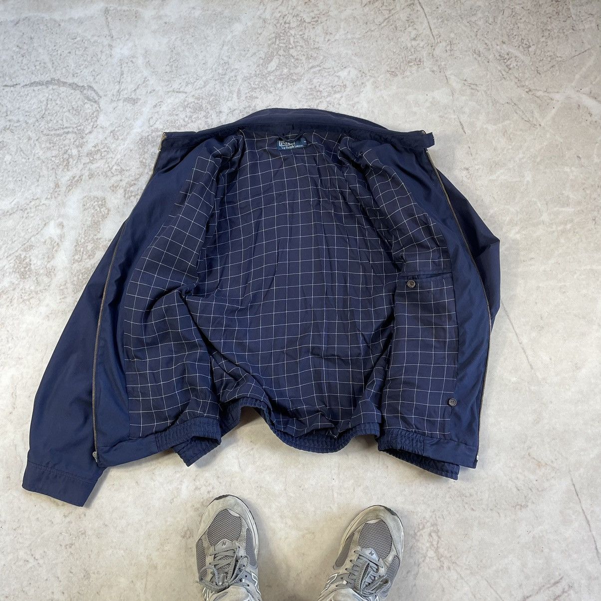 Polo Ralph Lauren × Vintage Polo Ralph Lauren Vintage Check Bomber Jacket / Sz 3XB Size US XXL / EU 58 / 5 - 11 Thumbnail