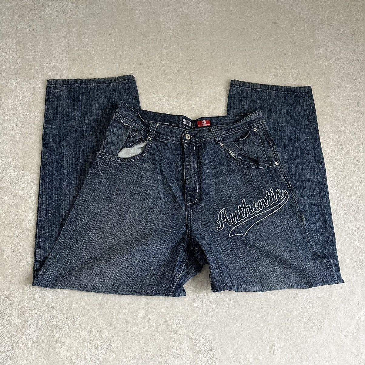 Affliction × Southpole × Vintage Vintage Southpole Baggy Jeans Size US 34 / EU 50 - 1 Thumbnail