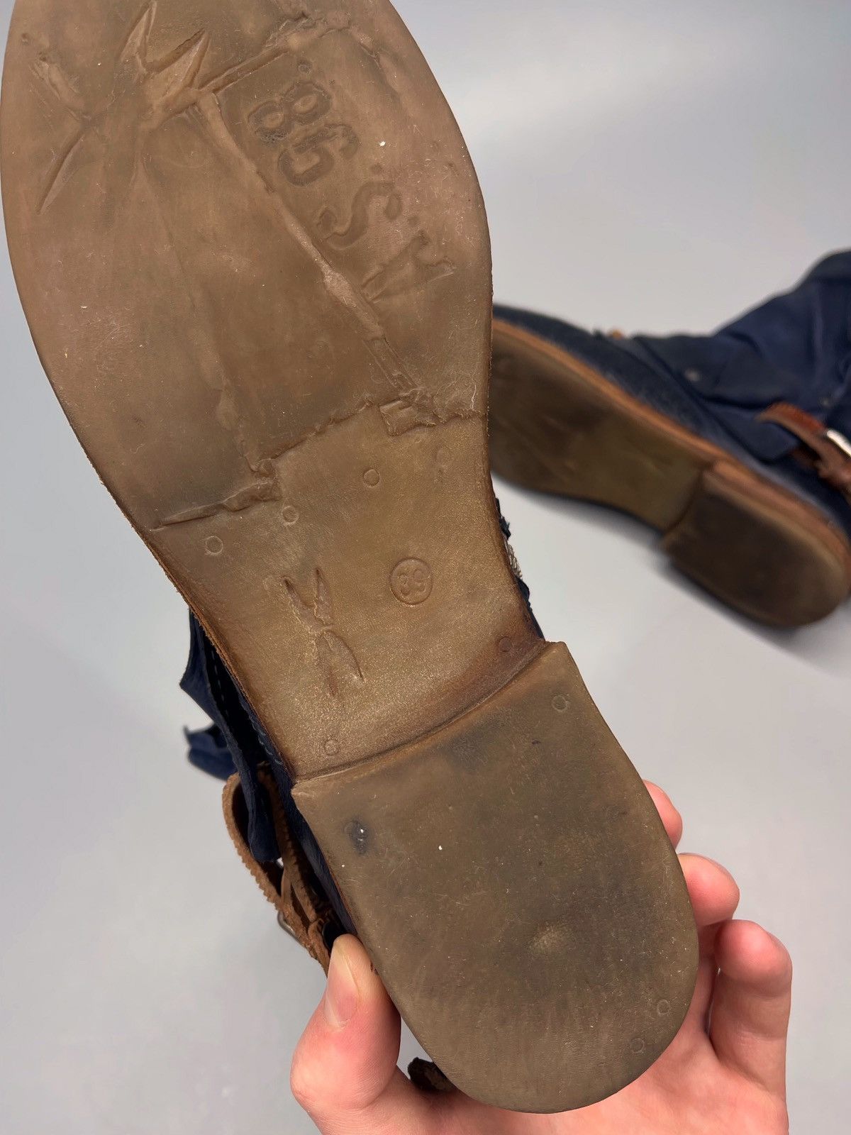 Japanese Brand × Vintage A.S 98 Boots Leather Style Rick Owens Size US 6 / EU 39 - 7 Thumbnail