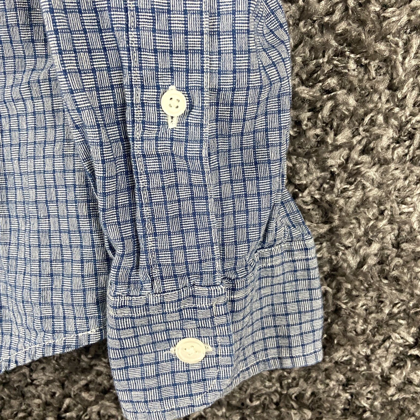 Abercrombie & Fitch Abercrombie & Fitch Men’s Shirt Short Sleeve Plaid Colorful 2XL Blue Men Size US L / EU 52-54 / 3 - 3 Thumbnail