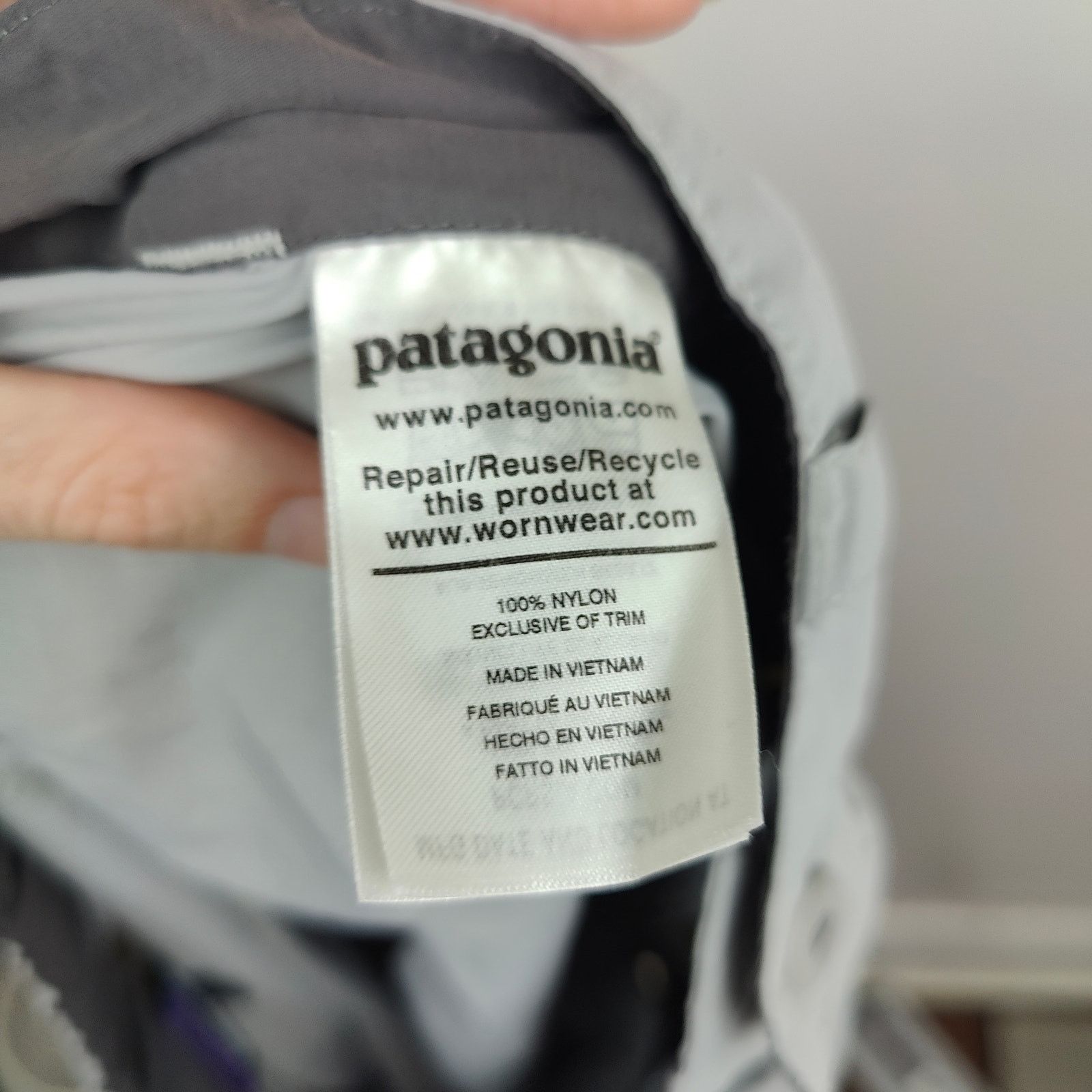 Patagonia Patagonia Sandy Cay Mens Large Salt Gray Summer Size US 34 / EU 50 - 6 Thumbnail