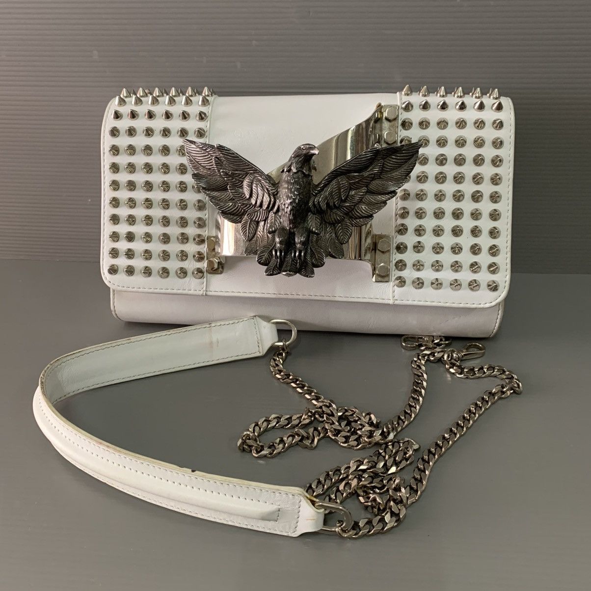 💥🔥HOT SALE🔥💥Authentic Philipp Plein Leather Slingbag Clutch