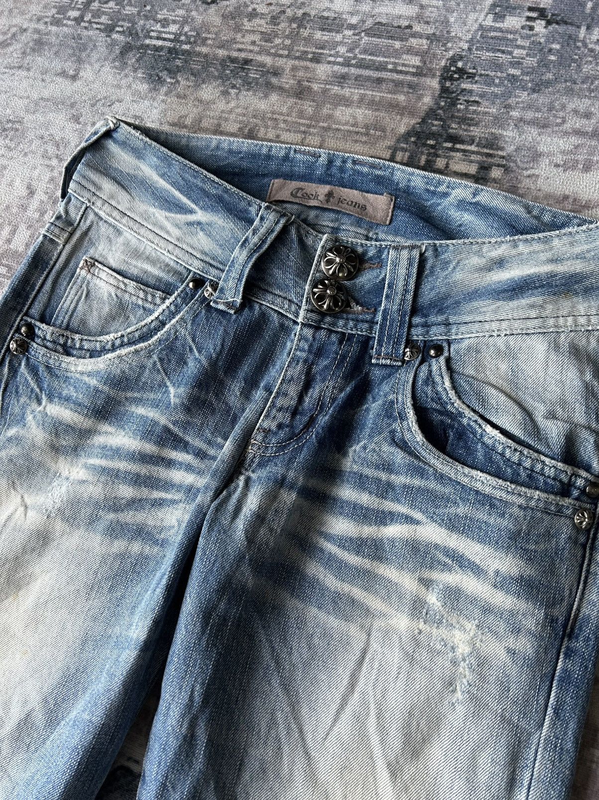 If Six Was Nine Cook & Jeans washed Punk Jeans Size US 30 / EU 46 - 10 Thumbnail