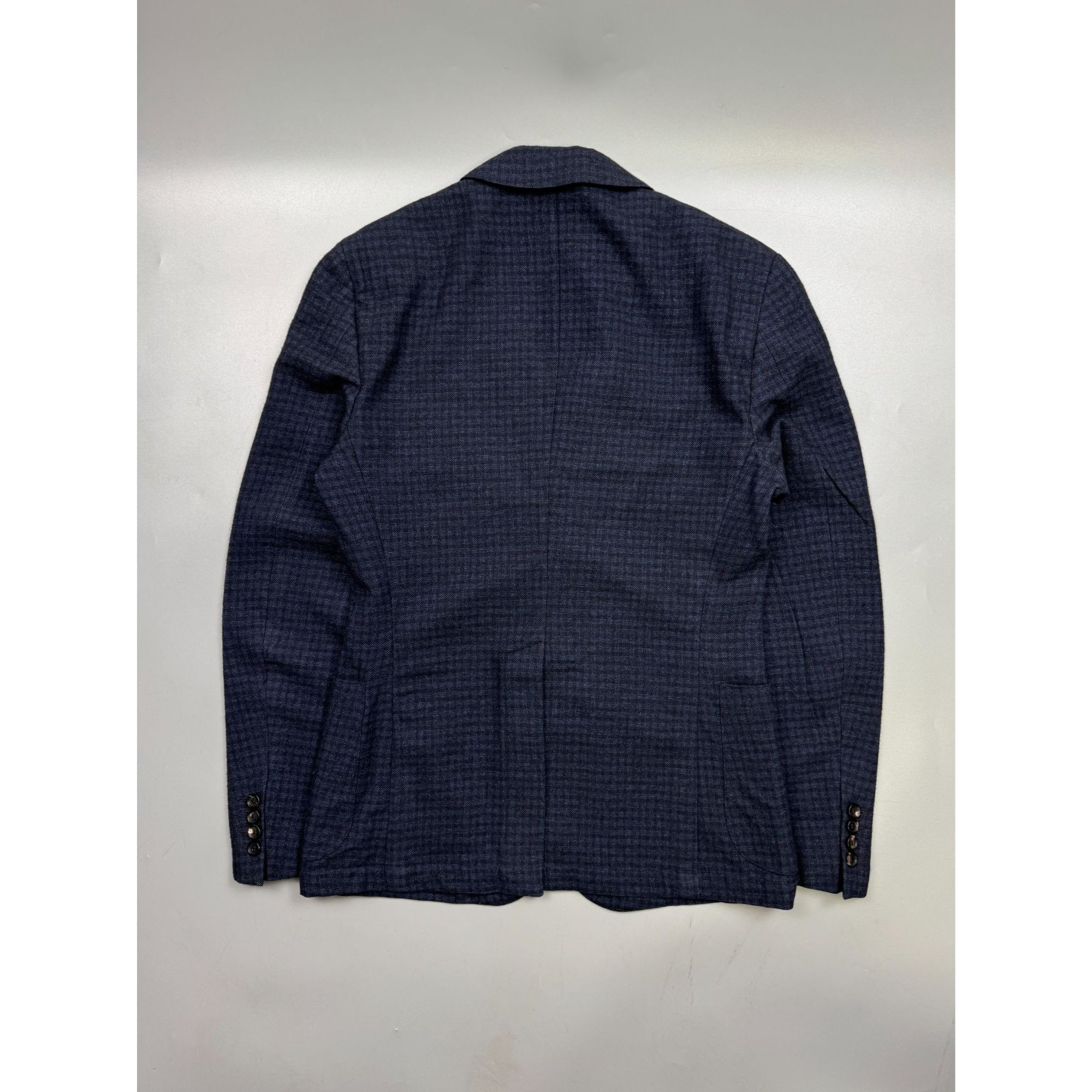 Tonello Tonello Double Breasted Wool Blazer (Y1280) Size 38R - 8 Thumbnail
