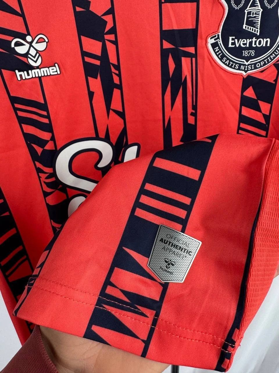 Hummel Everton 23/24 Away Authentic Blank Jersey Pink Hummel Size US M / EU 48-50 / 2 - 9 Thumbnail