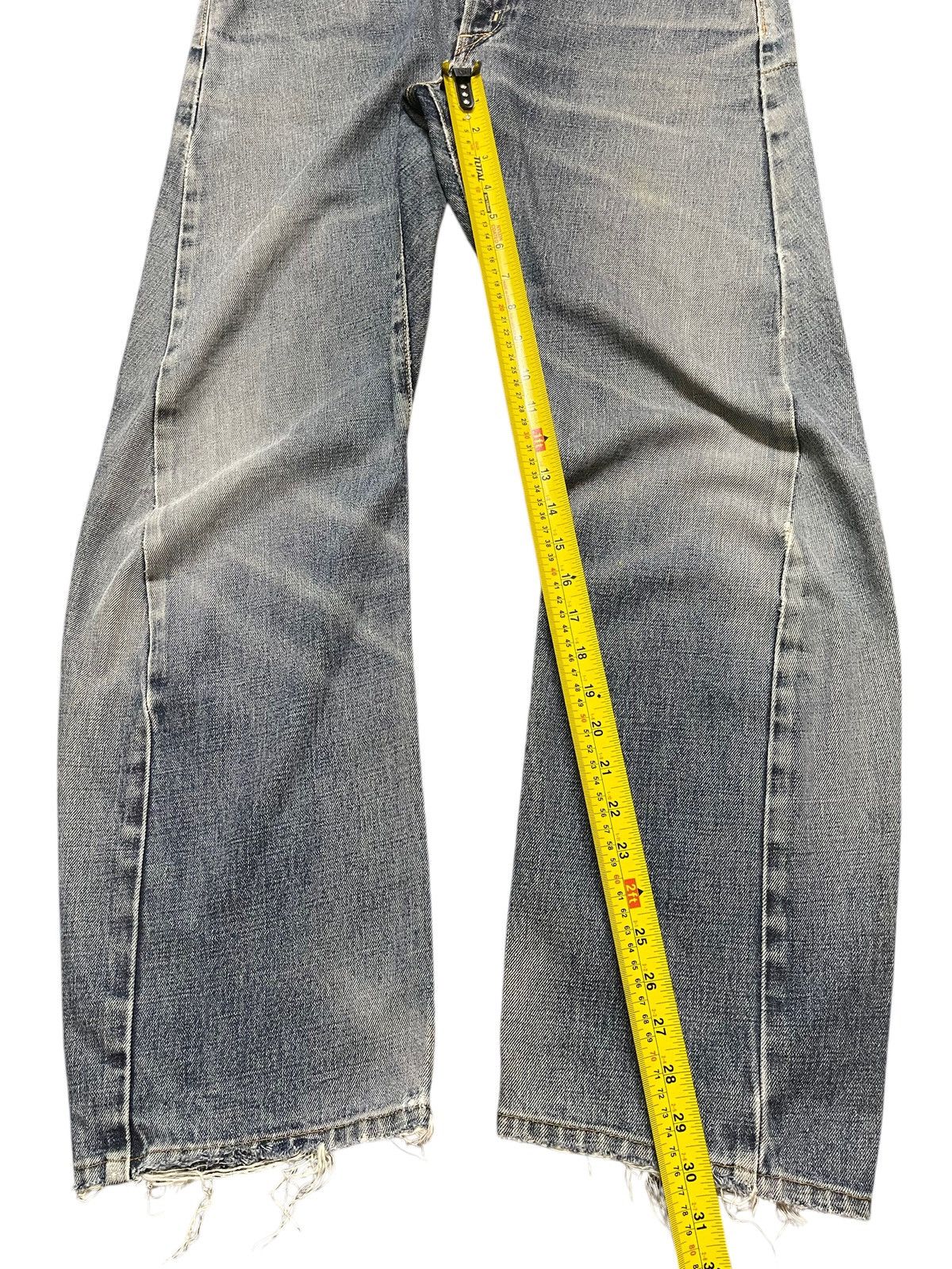 Edwin Vintage Edwin E-Function Blue Faded Wash Clawmark Loose Fits Size US 30 / EU 46 - 15 Thumbnail