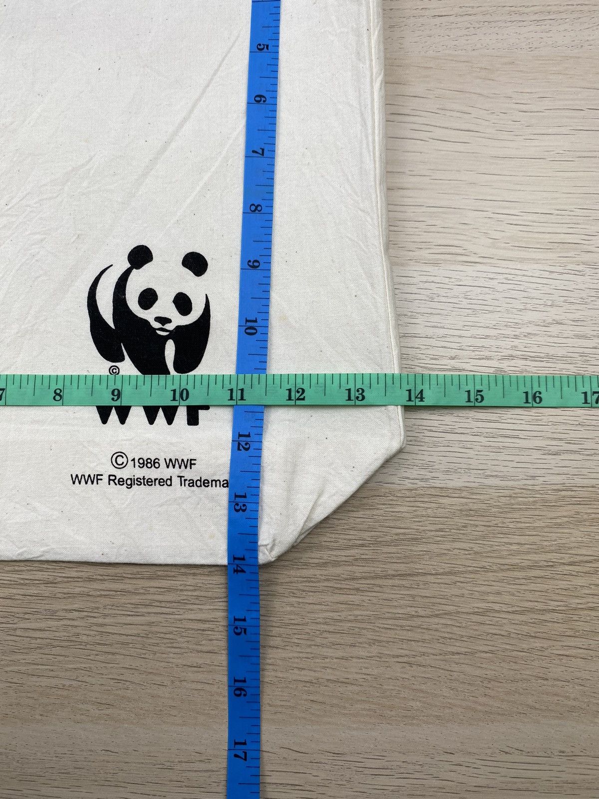Other VINTAGE WWF 1986 Totebag B079 Size ONE SIZE - 2 Thumbnail
