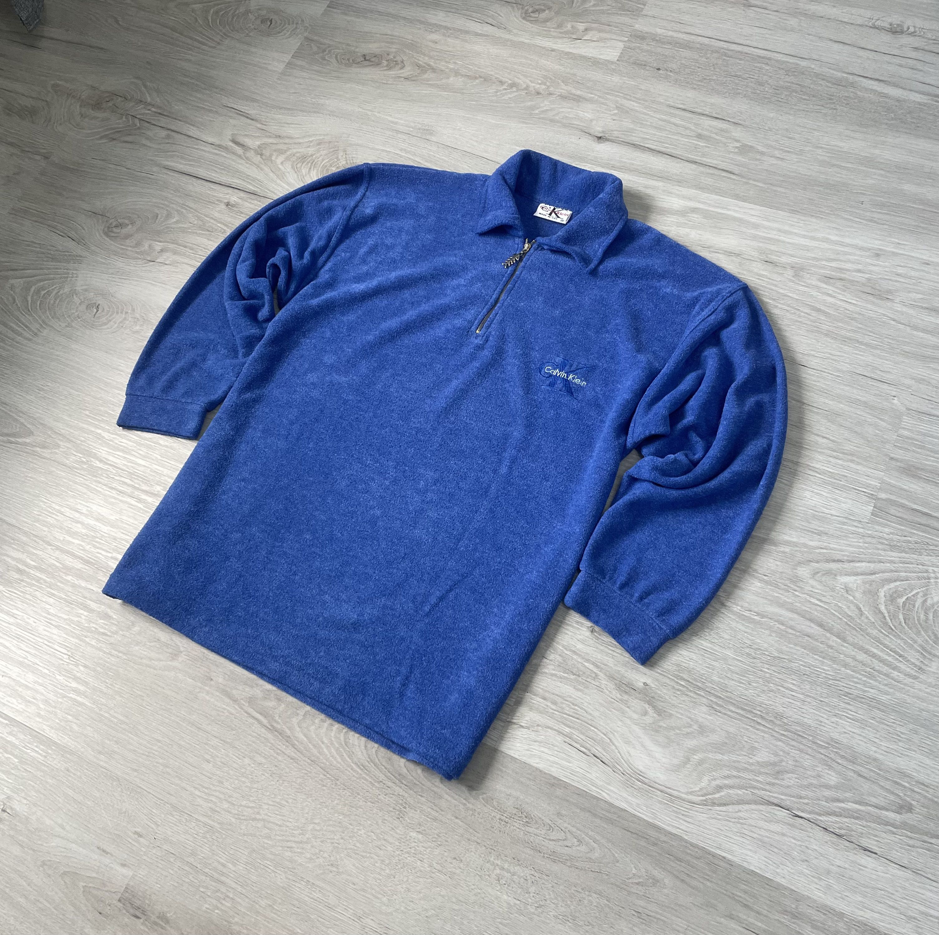 Calvin Klein × Vintage MENS VINTAGE FLECCE CASUAL RARE CALVIN CLEIN Size US M / EU 48-50 / 2 - 1 Thumbnail