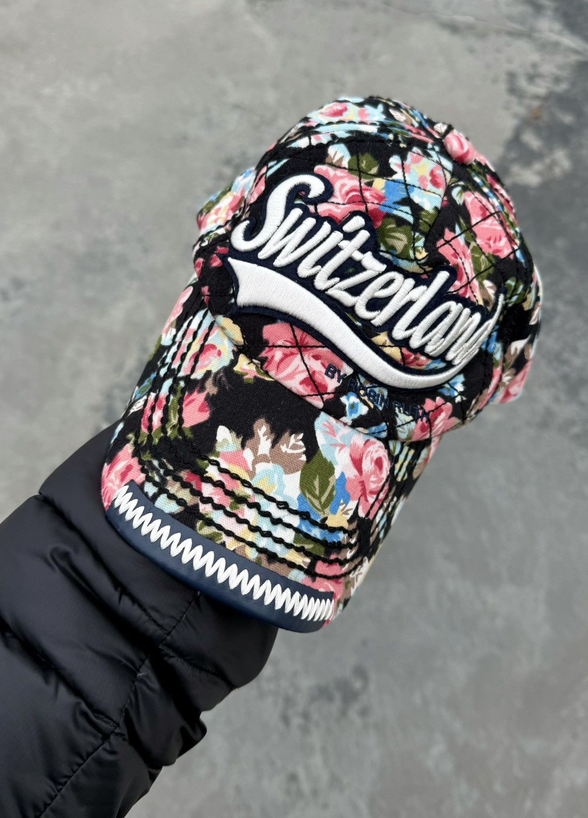 Robin Ruth Rare Full Print Flora Switzerland Y2K Robin Ruth Hat Cap Sk8 Size ONE SIZE - 8 Thumbnail