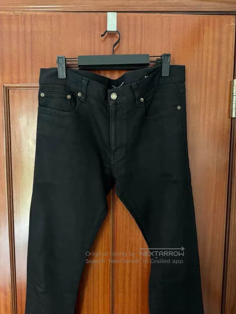 Saint Laurent Paris Saint Laurent Paris Black Slim Fit Stretch Denim Jeans Size 31" - 2 Thumbnail