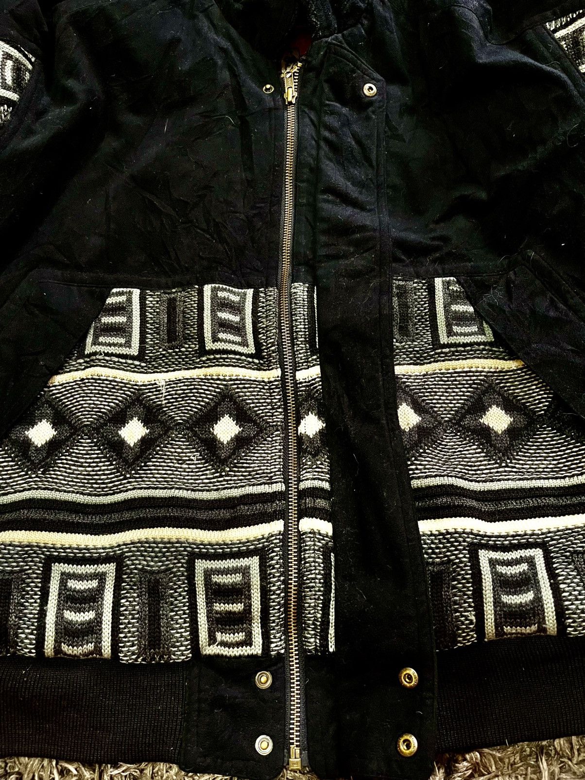 Japanese Brand Vintage BULNEX geometric jacket Size US L / EU 52-54 / 3 - 4 Thumbnail