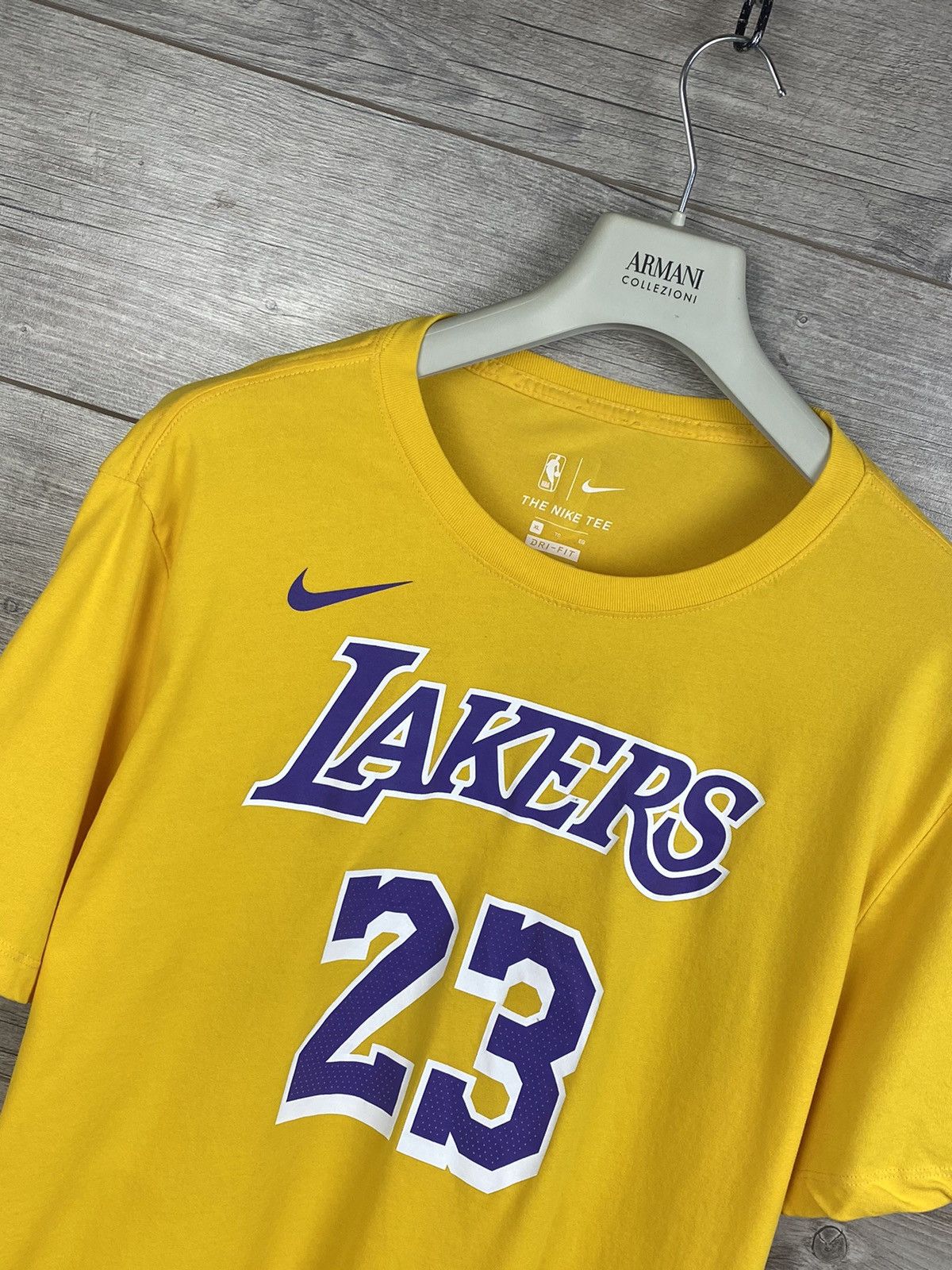 Nike Nike James Lebron LAL Dry Tee BQ1540-743 size L Size US XL / EU 56 / 4 - 8 Thumbnail