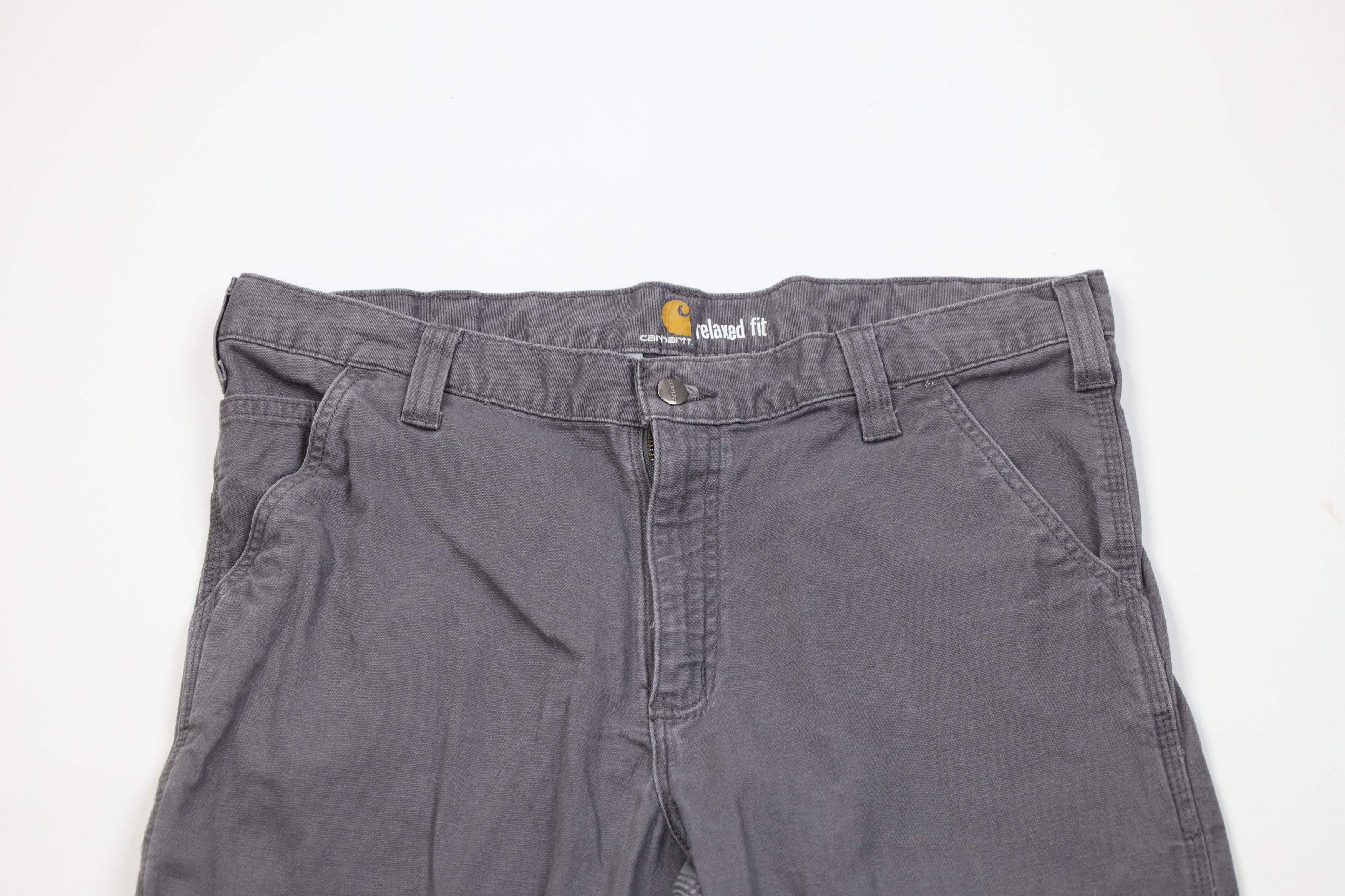 Carhartt Vintage Carhartt Relaxed Fit Canvas Wide Leg Dungaree Pants Size US 36 / EU 52 - 2 Thumbnail