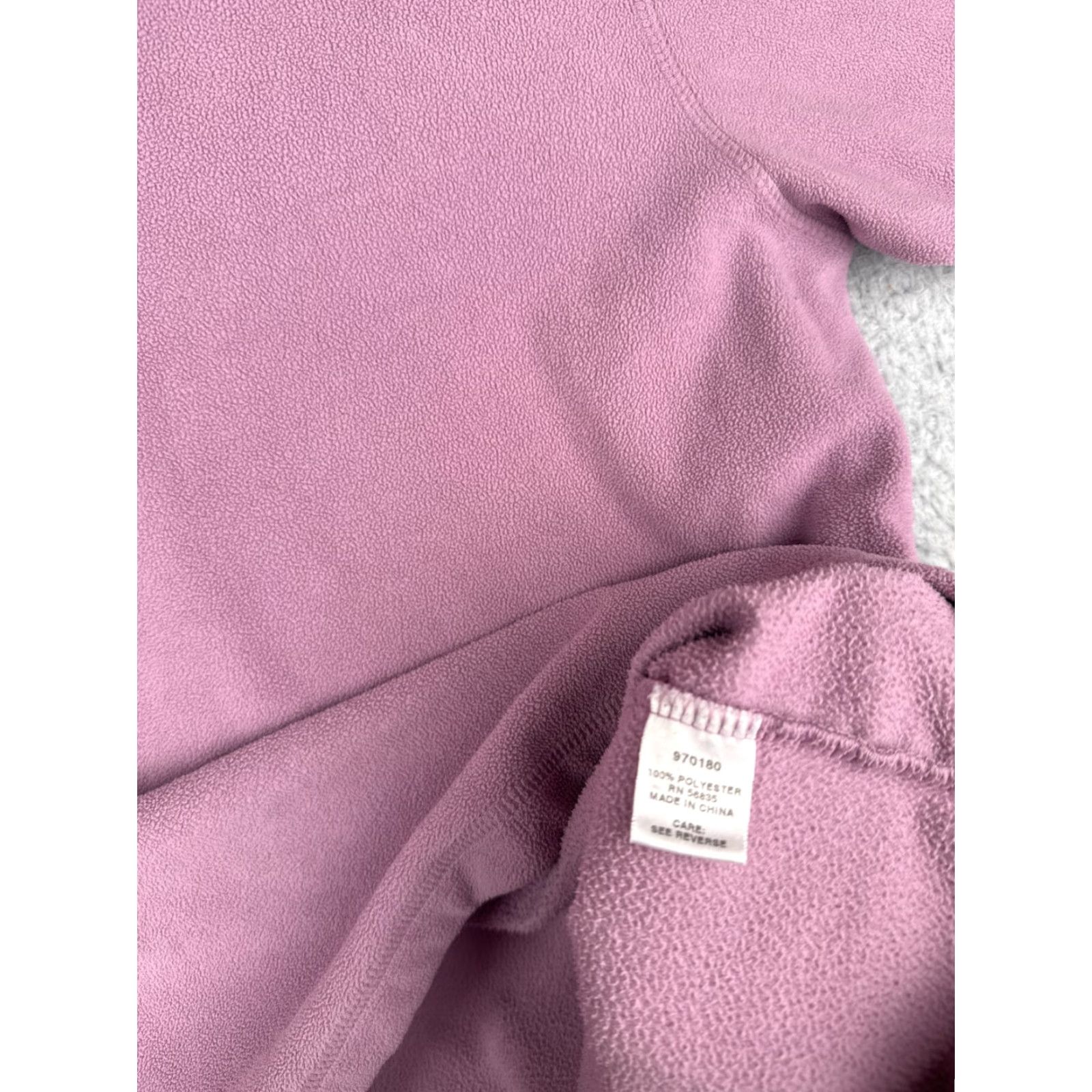 Vintage Cabelas Sweatshirt Women Large Pink Polyester Fleece 1/4 Zip Hike Walk Size L / US 10 / IT 46 - 7 Thumbnail