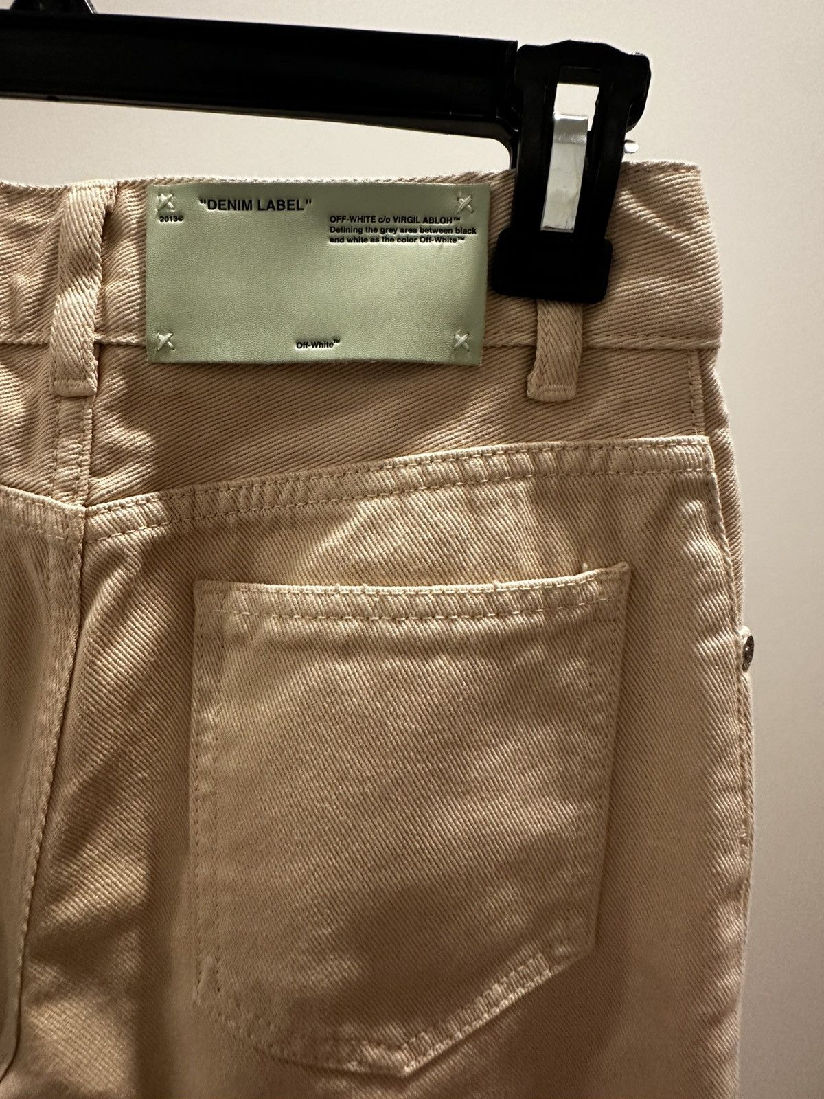 Off-White Women’s Off-White Denim jeans straight fit Size 26" / US 2 / IT 38 - 5 Thumbnail