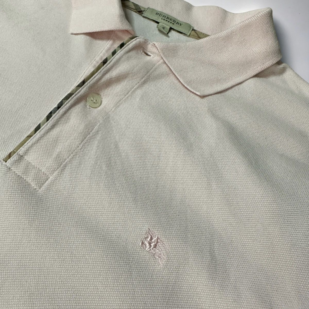 Burberry Burberry pink oversized polo Size US S / EU 44-46 / 1 - 2 Thumbnail