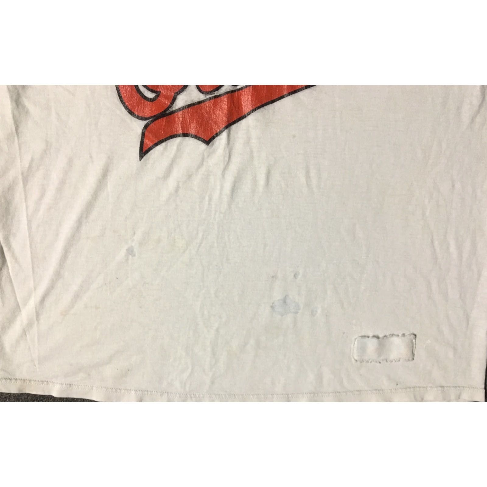 Russell Athletic VINTAGE Baltimore Orioles Russell Athletic Shirt M Baseball Grunge 90s Distressed White USA USA Maryland 70s 80s Punk Retro Rock Sports University NS Size US M / EU 48-50 / 2 - 4 Thumbnail