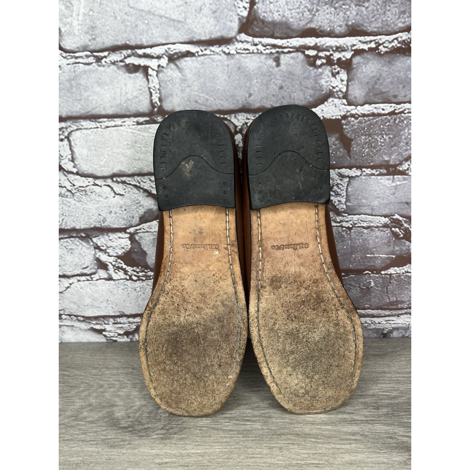 Bass GH BASS Jackie Brown Leather Kiltie Tasseled Slip-On Loafers Size US 7.5 / IT 37.5 - 8 Thumbnail