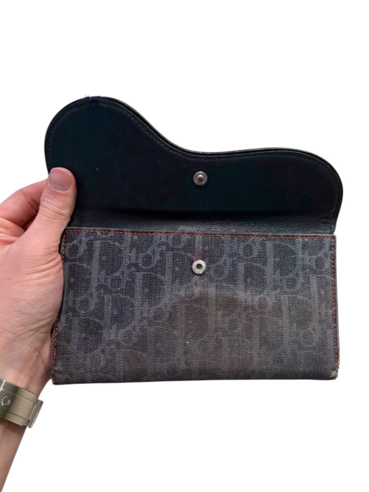 Dior Dior denim saddle wallet Size ONE SIZE - 4 Thumbnail