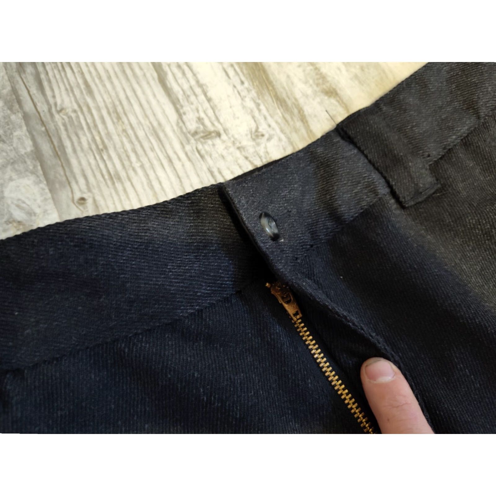 Vintage VINTAGE Cabelas Wool Pants Outdoor Hunting 100% Wool Men Sz 42X28 Black Winter Size US 42 / EU 58 - 7 Thumbnail