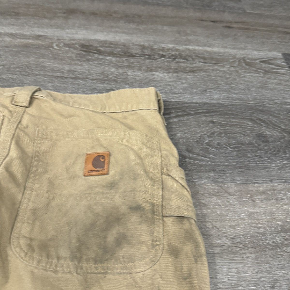 Carhartt × StraightFaded × Vintage Crazy Vintage y2k Carhartt dirt wash worn in workwear pants Size US 30 / EU 46 - 3 Thumbnail
