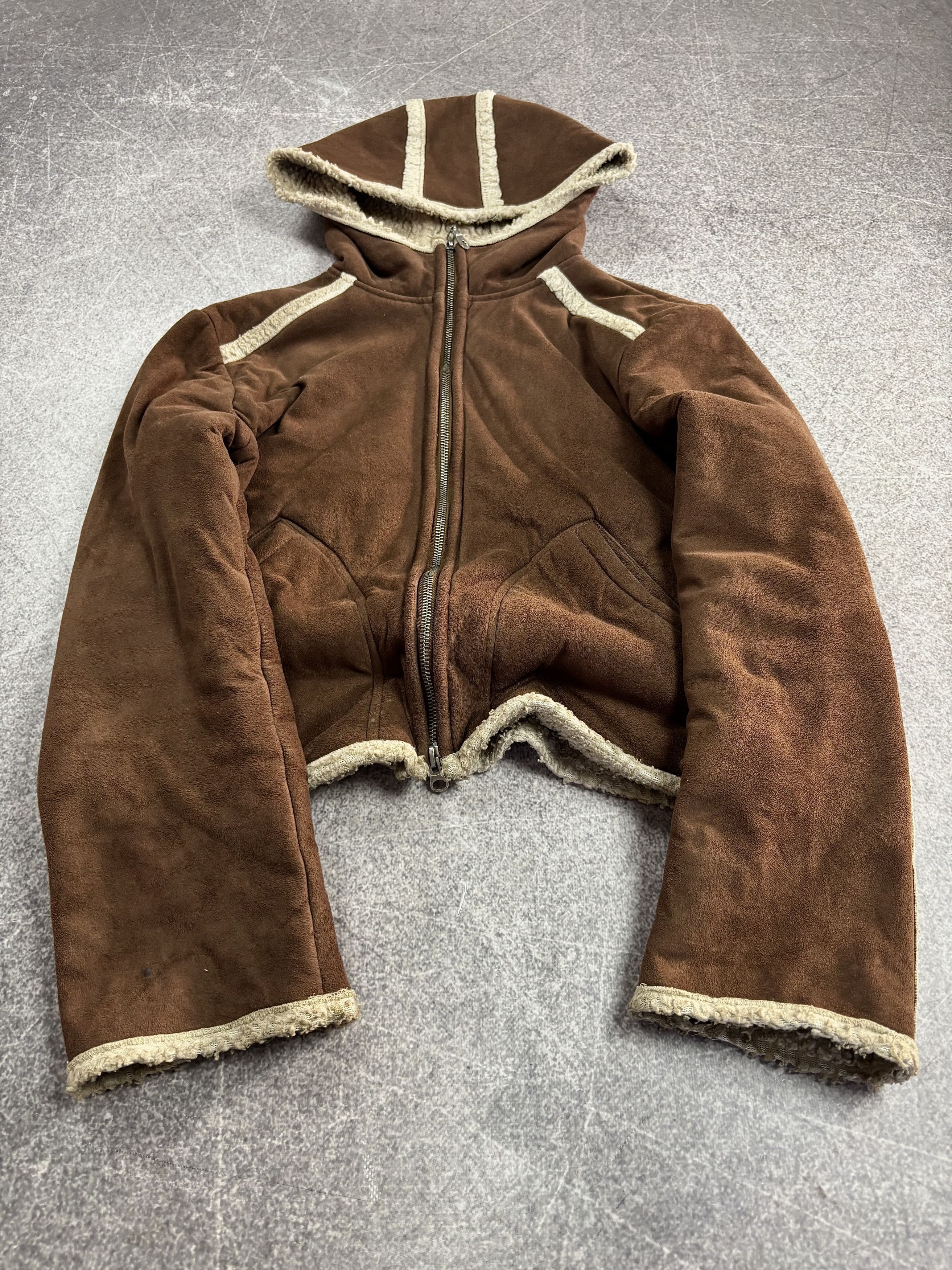 Hysteric Glamour ISSEY MIYAKE JUNYA WATANABE STYLE CROPPED SUEDE JACKET Size US S / EU 44-46 / 1 - 1 Thumbnail