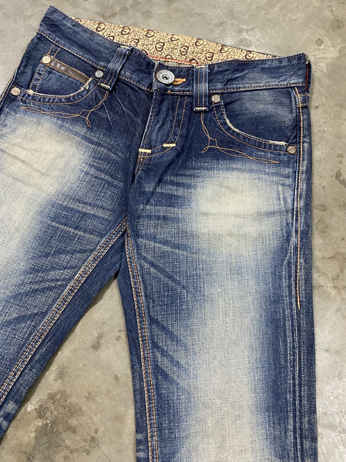 Tornado Mart Flare Jeans Edwin Mud Rusty Low Rise Boot Cut @300 Size US 28 / EU 44 - 10 Thumbnail