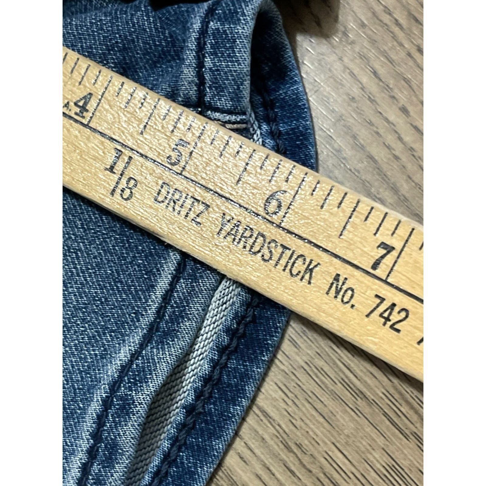 Vintage Seven7 Shorts Women Size 8 Blue Denim Pockets Cut-Off Modern Womens Size 30" / US 8 / IT 44 - 5 Thumbnail
