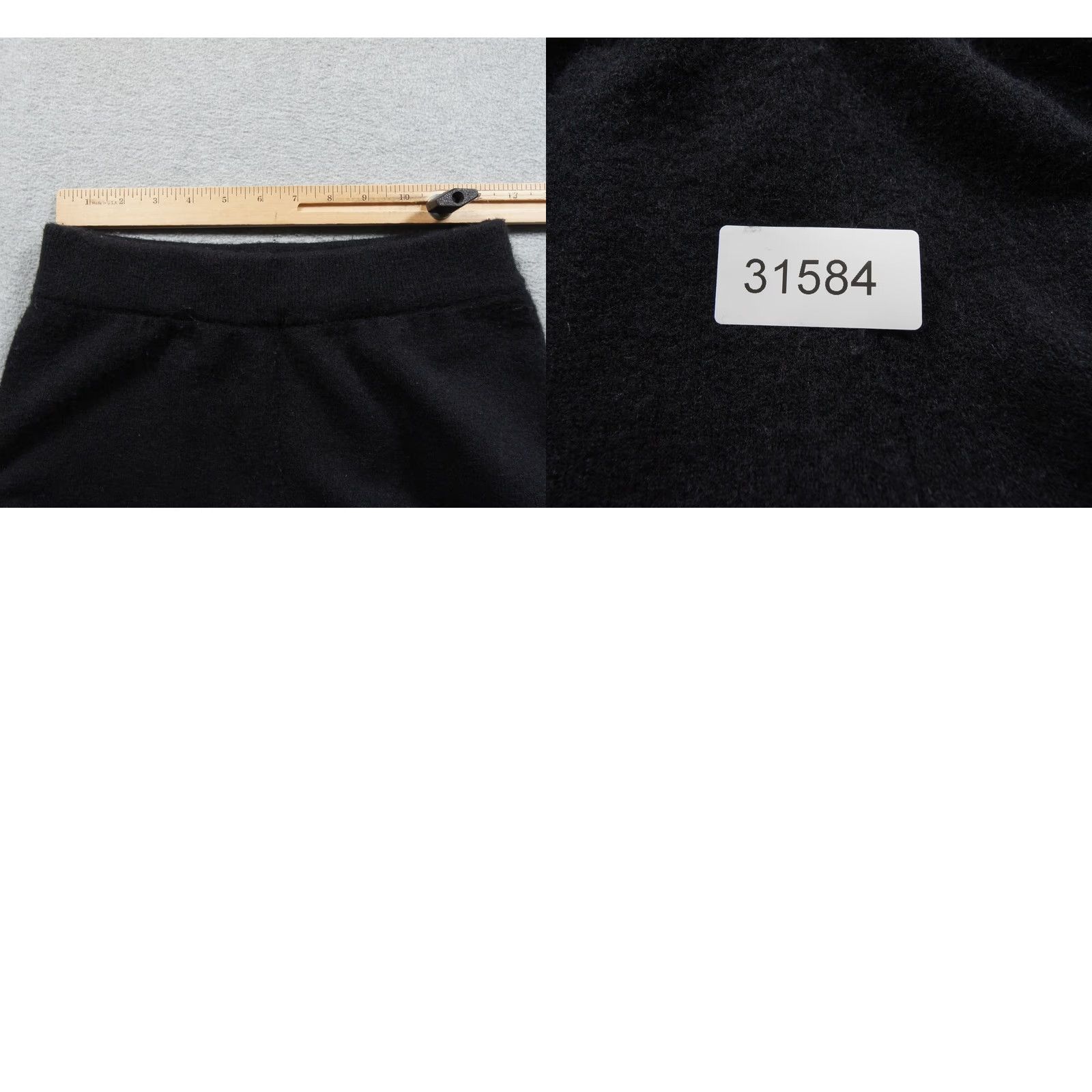 Lululemon Jenni Kayne Pants Womens XS Black Wide Leg Knit Pull On Casual Ladies Size 26" / US 2 / IT 38 - 9 Thumbnail
