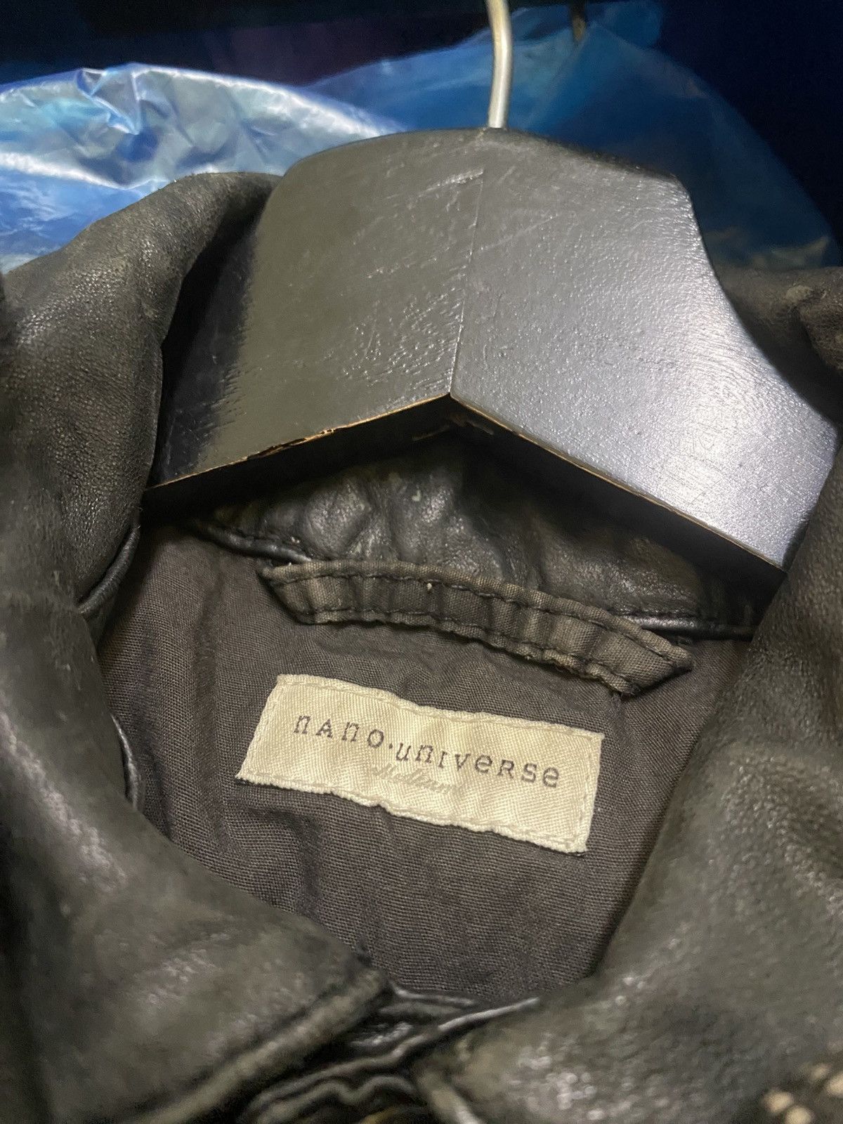 NANO universe Nano Universe Black Genuine Sheep Leather Shirt Jacket Size US XS / EU 42 / 0 - 4 Thumbnail