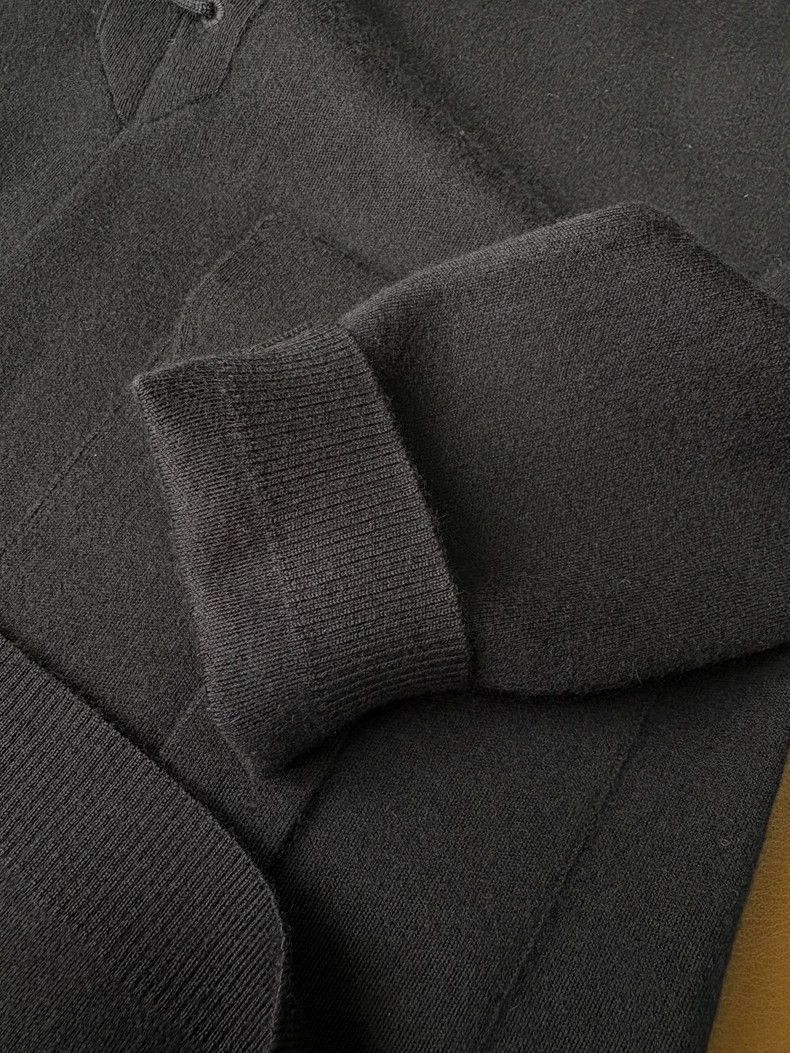 Saint Laurent Paris Black Knit Dress with Cross Ties by Saint Laurent-2507 Size M / US 6-8 / IT 42-44 - 4 Thumbnail