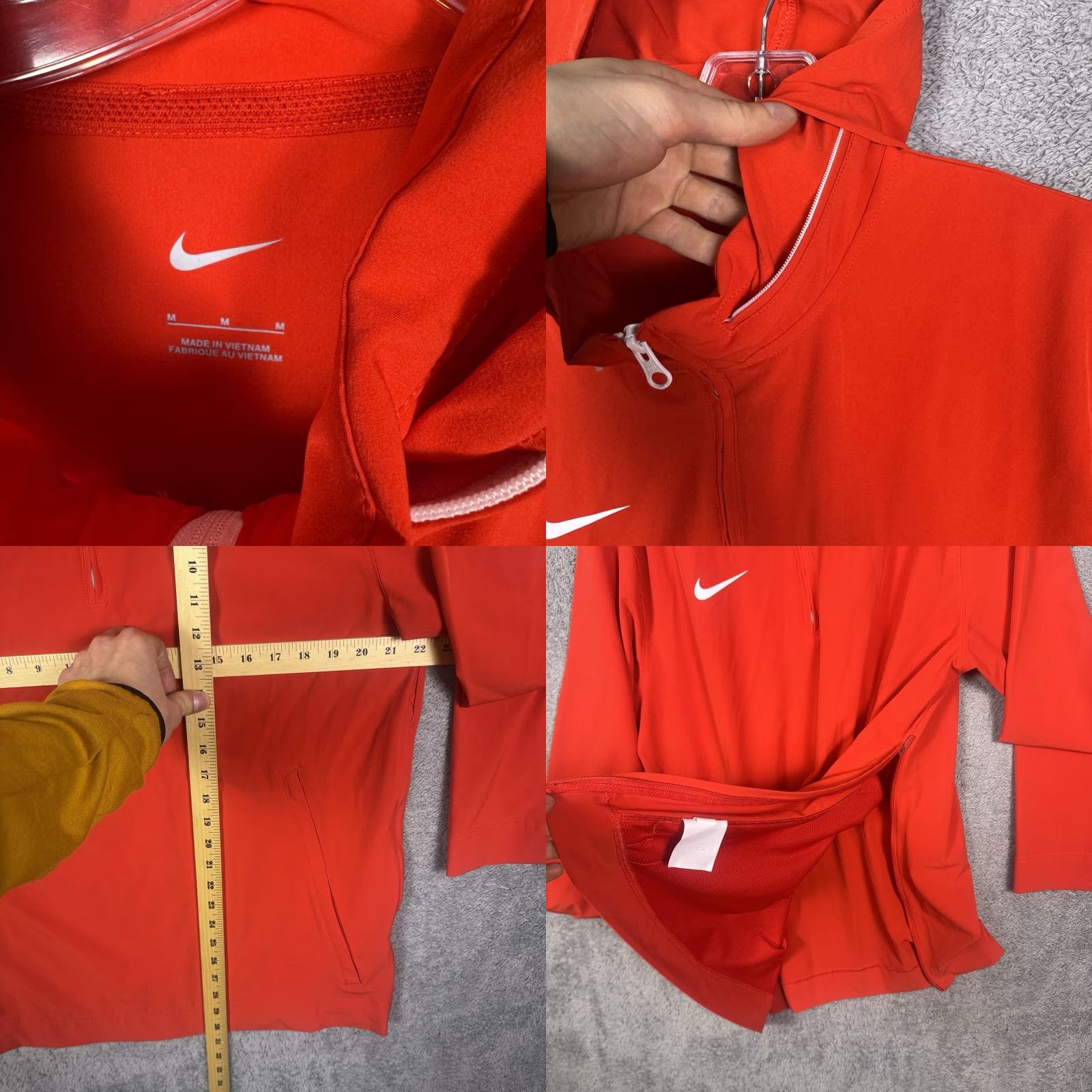Nike Nike Coaches Sideline 1/4 Zip Hoodie Jacket Men M Red Softshell Windbreaker Size US M / EU 48-50 / 2 - 8 Thumbnail