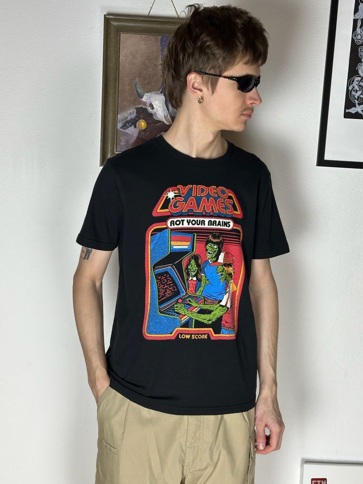 Other Vintage Steven Rhodes zombie video game tee horror Size US M / EU 48-50 / 2 - 3 Thumbnail