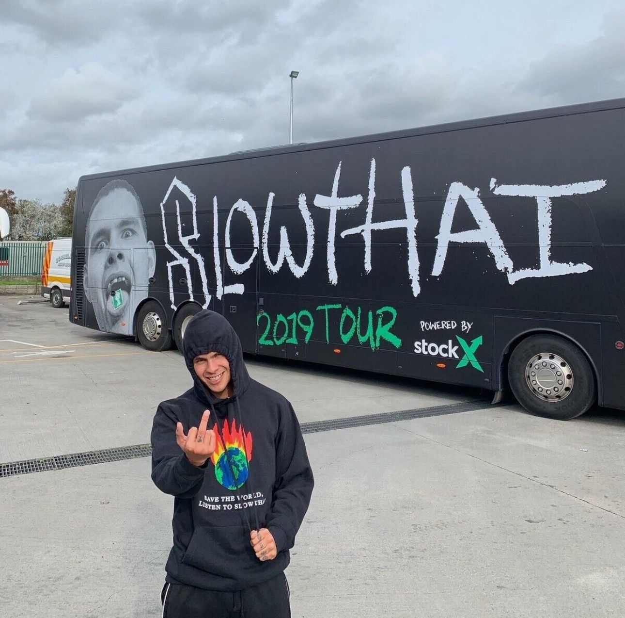 Rap Tees Slowthai ‘Save The World, Listen To Slowthai’ Hoodie Size US S / EU 44-46 / 1 - 9 Thumbnail